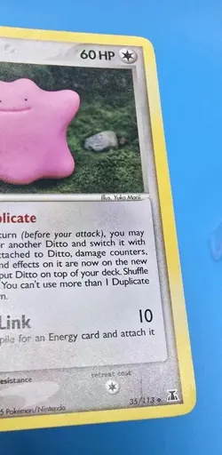 Pokemon TCG Ditto Delta Species 35/113 2005 Non-Holo Card - Image 4