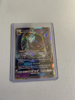 Lunala GX SM17 SM Base Set Full Art Promo Holo Rare Pokemon TCG Stage 2 Card - Image 1
