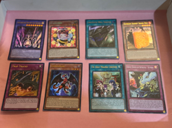 Lot of 8 Yugioh Holo Cards Vintage - Image 1