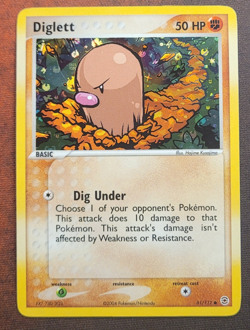 Pokemon Card - Diglett FireRed & LeafGreen 61/112 Common Reverse Holo - Image 1