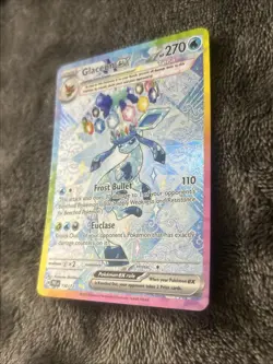 Prismatic Evolutions Glaceon ex SIR NM 150/131 Pokemon Card Holo - Image 4
