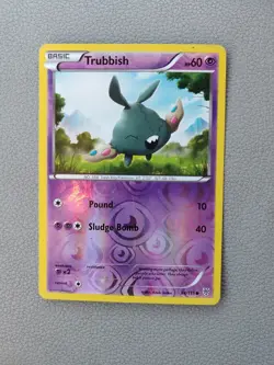 Trubbish 64/135 Plasma Storm Reverse Holo Common Pokemon Card LP - Image 1