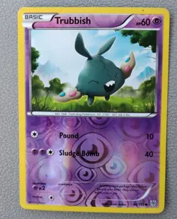 Trubbish 64/135 Plasma Storm Reverse Holo Common Pokemon Card LP - Image 3