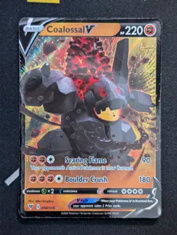 Coalossal V - 098/185 - Pokemon Vivid Voltage Sword & Shield Ultra Rare Card NM - Image 1