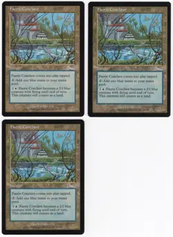Faerie Conclave x3 3x 1999 Urza's Legacy Colorless Uncommon Land MTG NM AZ1 - Image 1