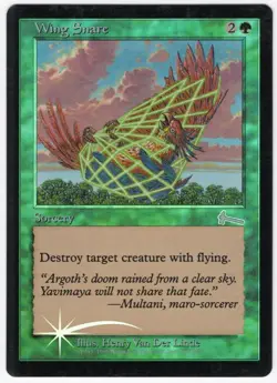 Wing Snare 1999 Urza's Legacy FOIL Green Uncommon Sorcery MTG NM AZ1 - Image 1