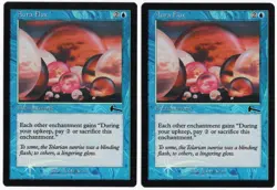 Aura Flux x2 2x 1999 Urza's Legacy FOIL Blue Common Enchantment MTG NM AZ1 - Image 1