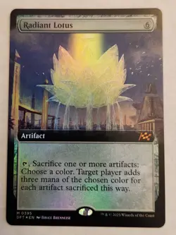 Radiant Lotus (Extended Art) Aetherdrift Foil NM+ - Image 1