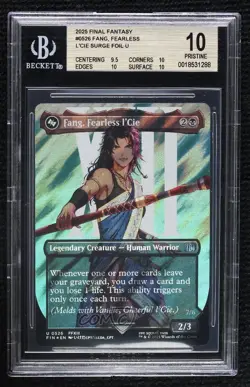Surge Foil Fang Fearless I'Cie Borderless Magic Final Fantasy BGS 10 PRISTINE - Image 1