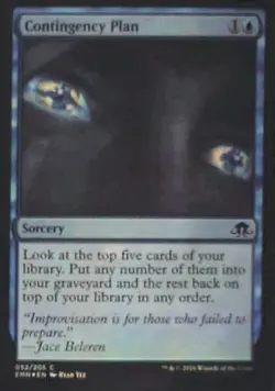 Contingency Plan - Eldritch Moon: #52, Magic: The Gathering - Foil Lp C255 - Image 1