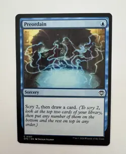 MTG - Preordain - Commander: Outlaws of Thunder Junction - Near Mint - Image 1