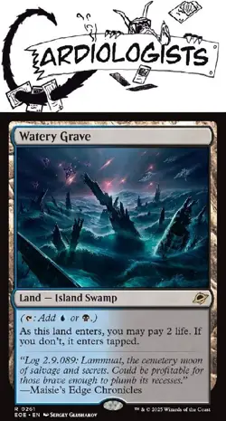 Watery Grave | Magic the Gathering MTG | Edge of Eternities | Rare | NM - Image 1