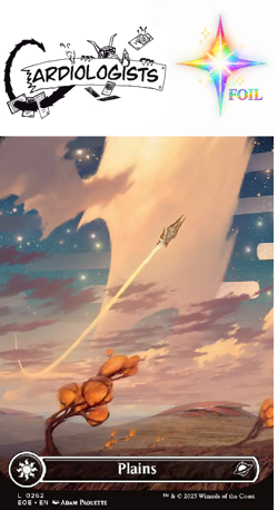 Plains Full Art FOIL | Magic the Gathering | Edge of Eternities | NM - Image 1