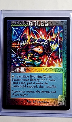2024 MTG Magic the Gathering Secret Lair Drop Rainbow Foil 824 Evolving Wilds LP - Image 1