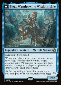 Sygg Wanderwine Wisdom- FOIL- Lorwyn Eclipsed - MtG- NM - Image 1