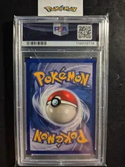 First Edition 1999 Pokemon Fossil 47/62 Geodude PSA NM-MT 8 - Image 2