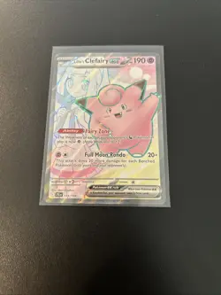 Lillie's Clefairy ex 173/159 Sv09: Journey Together Holo Pokemon TCG Pink Card - Image 1
