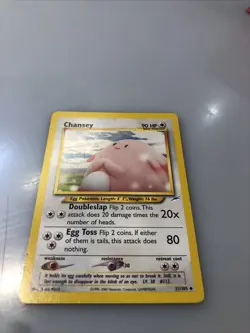 2002 Pokemon - Chansey #31/105 - Neo Destiny Unlimited - Uncommon - NM - Image 3