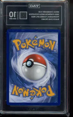 TAG 10 - 2025 Mega Charizard X ex 023 Me: Mega Evolution Promo Holo Pokemon - Image 2