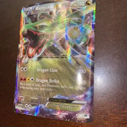 Free S&H 🚢 Pokemon XY Black Star Promo -Rayquaza EX- XY73 Damaged - Image 3