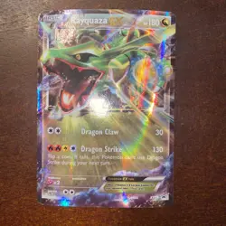 Free S&H 🚢 Pokemon XY Black Star Promo -Rayquaza EX- XY73 Damaged - Image 5