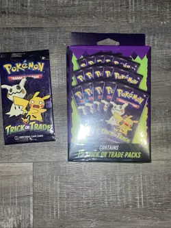 Pokemon Trick or Trade Booster Pack Box 15 Packs 2025 Sealed Box + 1 Bonus Pk. - Image 1