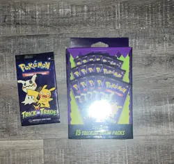 Pokemon Trick or Trade Booster Pack Box 15 Packs 2025 Sealed Box + 1 Bonus Pk. - Image 2