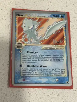 Pokemon Mew Star Delta Species Ultra Rare 101/101 World Championship Decks 2008 - Image 1