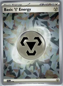 Basic Metal Energy (Cracked Ice Holo) 016 SV - Pokemon - NM - Image 1