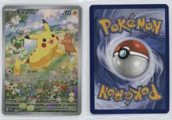 Pikachu (Paldea Adventure Chest) Holo Pokemon Scarlet & Violet Black Star Promo - Image 3