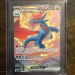 Salamence EX 187/159 Pokemon TCG Journey Together SIR NM+ - Image 1