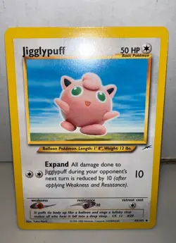 Jigglypuff 44/105 Neo Destiny LP+ Vintage WOTC - Pokemon TCG - Image 1