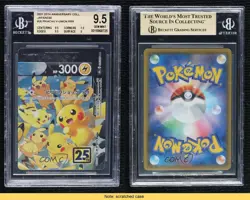 Pikachu V-UNION Japanese Pokemon 25th Anniversary Collection (s8a) BGS 9.5 READ - Image 3