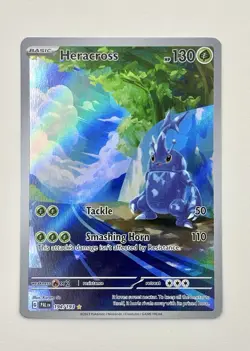 Pokemon TCG Heracross Illustration Rare Paldea Evolved 194/193 Near Mint - Image 2