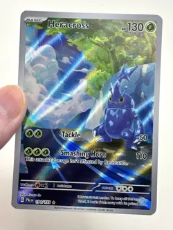 Pokemon TCG Heracross Illustration Rare Paldea Evolved 194/193 Near Mint - Image 4