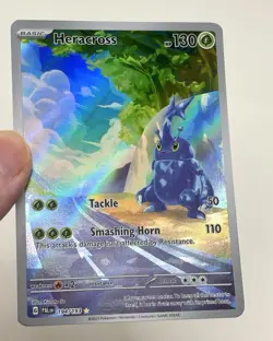 Pokemon TCG Heracross Illustration Rare Paldea Evolved 194/193 Near Mint - Image 5