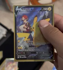 Pokemon Pikachu V TG16/TG30 Lost Origin Trainer Gallery Full Art Holo Ultra Rare - Image 1