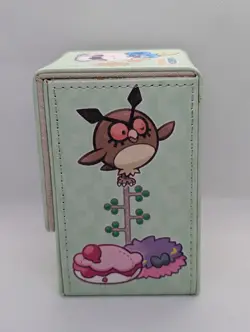 POKEMON CENTER JAPAN SNORLAX'S YAWN FLIP DECK BOX CASE LEATHER - HIGH QUALITY - Image 2