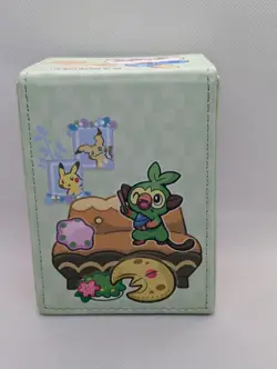 POKEMON CENTER JAPAN SNORLAX'S YAWN FLIP DECK BOX CASE LEATHER - HIGH QUALITY - Image 3