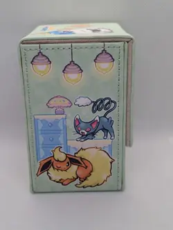 POKEMON CENTER JAPAN SNORLAX'S YAWN FLIP DECK BOX CASE LEATHER - HIGH QUALITY - Image 4