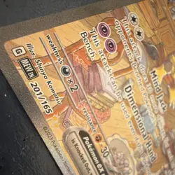 Pokemon Alakazam EX 201/165 Special Illustration Rare Full Art Holo Violet 151 - Image 2