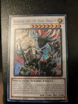 YU-GI-OH ECCLESIA AND THE DARK DRAGON SECRET RARE BPRO PACK FRESH - Image 1