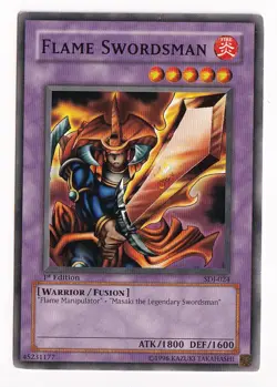1x Flame Swordsman SDJ-024 Starter Deck: Joey-1st Edition 1st Edition LP - Image 1