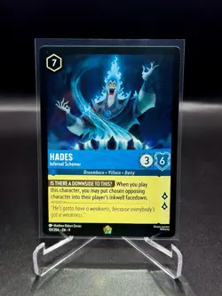 Hades Infernal Schemer #151/204 Fabled Legendary (Non Foil) Disney Lorcana - NM - Image 1