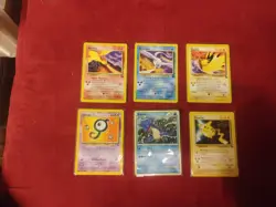 Lot Of 6 Pokemon Promo Cards Regular,Holo, Lightly Played To Moderate Played... - Image 1