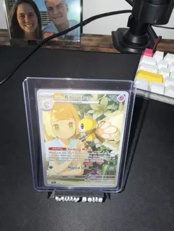 Pokemon TCG Journey Together Lillie's Ribombee Illustration Card 164/159 Rare - Image 1
