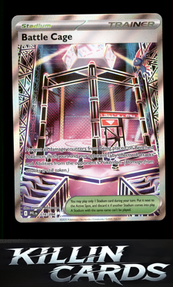 Battle Cage - 116/094 116/094 Pokemon Ultra Rare ME02: Phantasmal Flames Card NM - Image 1