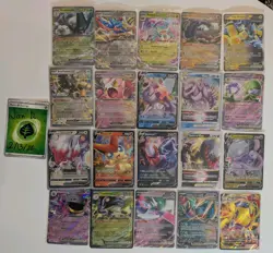 Lot of 20 Double Rare Pokemon EX V Vmax Vstar Cards - Only Hits NM/M - Image 1