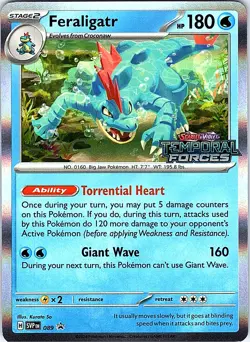 Feraligatr - (Prerelease) - SVP SV: Scarlet & Violet Promo Cards #089 Promo Holo - Image 1