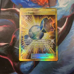Rare Candy (Secret Rare) 165/145 Sm-Guardians Rising Holo Pokemon Card Mint - Image 1